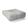 Colour Poems Gingham Plaid Pattern Cloud White Floor Pillow Square