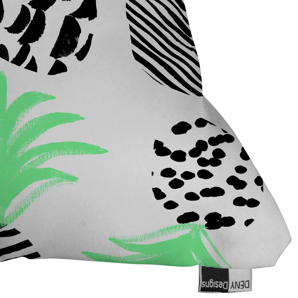 Rebecca Allen Classy Pineapples Throw Pillow