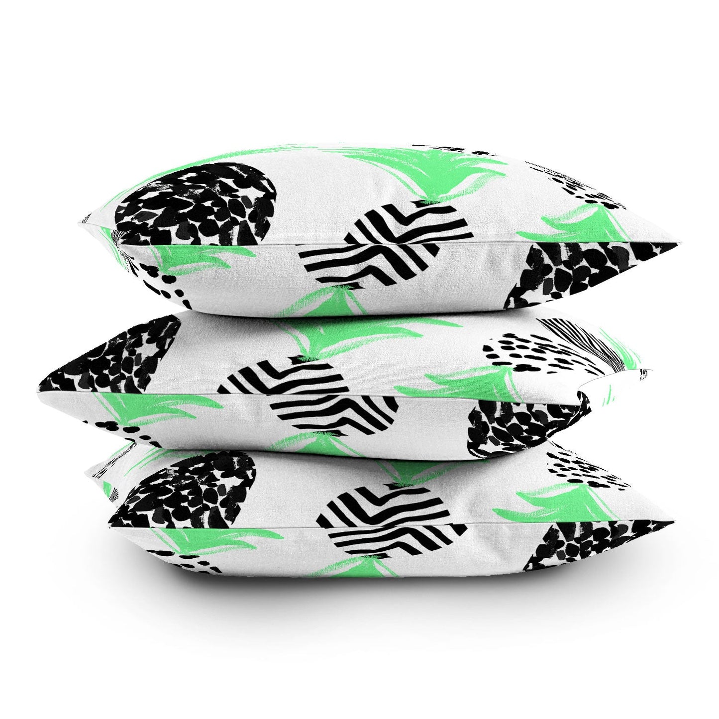 Rebecca Allen Classy Pineapples Throw Pillow
