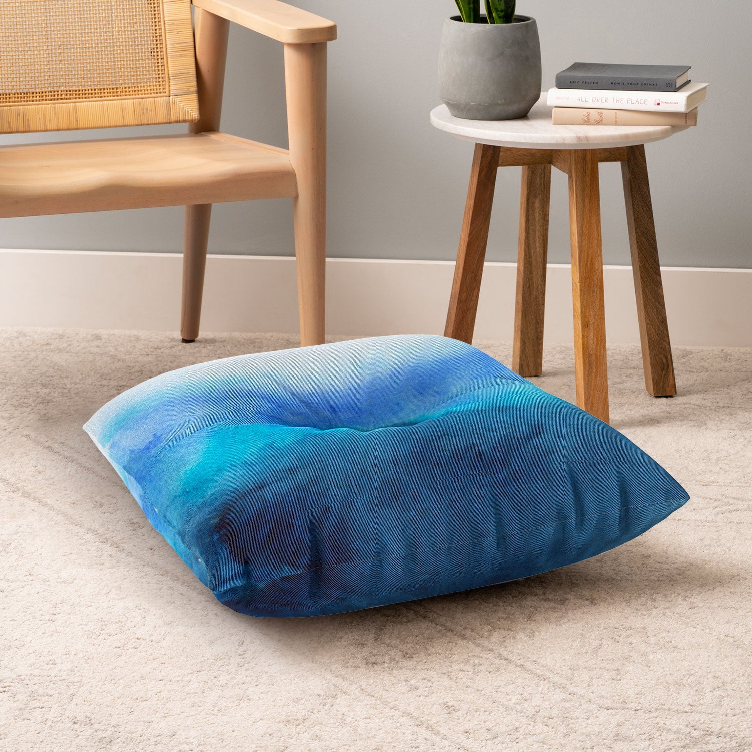 Rebecca Allen Fade Floor Pillow Square
