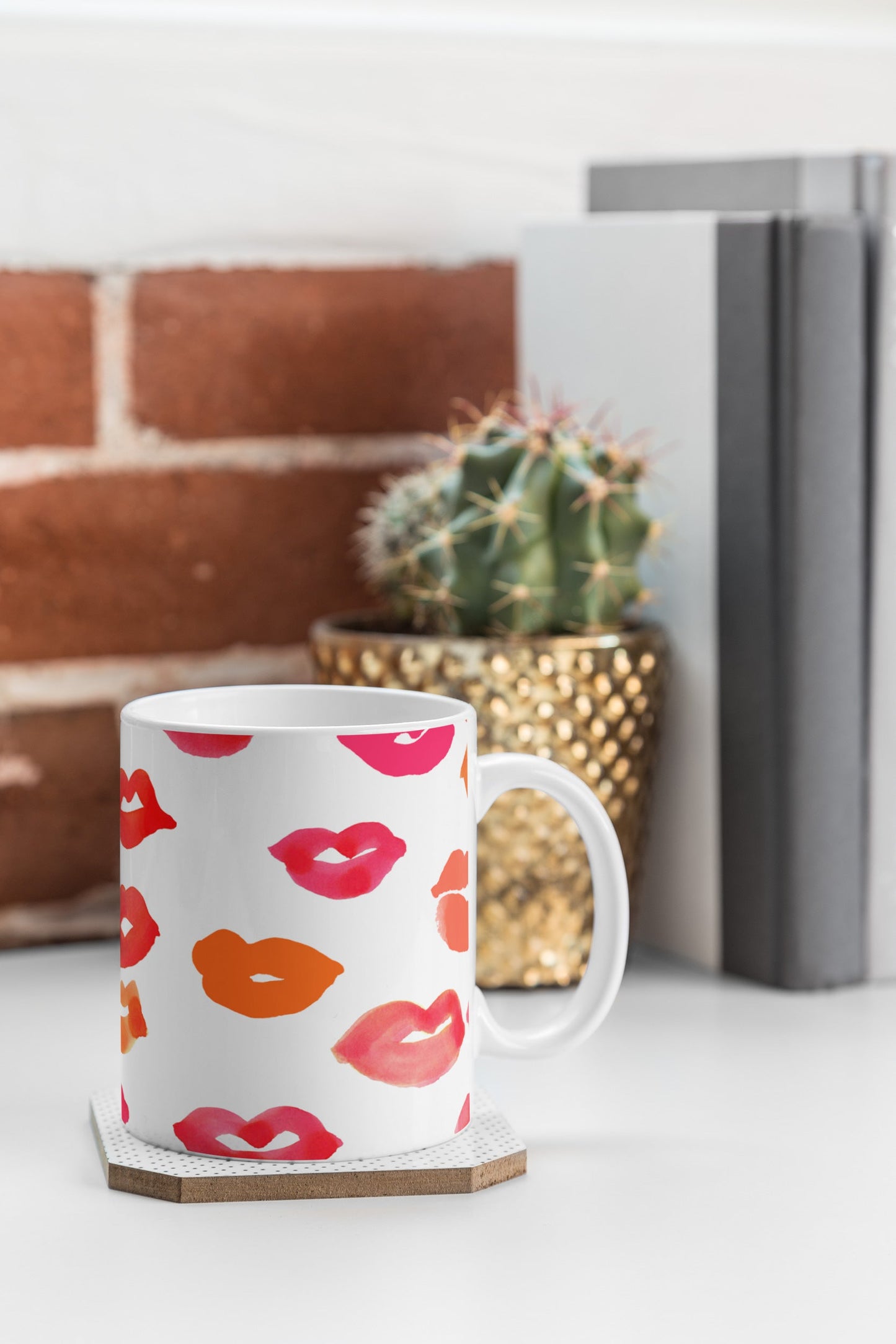Rebecca Allen Le Baiser Coffee Mug