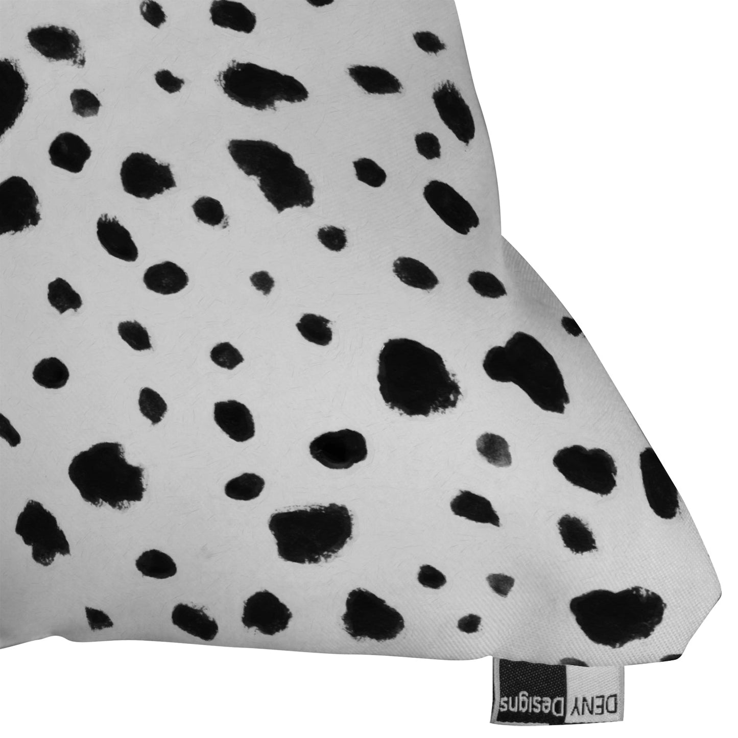 Rebecca Allen Miss Monroes Dalmatian Outdoor Throw Pillow