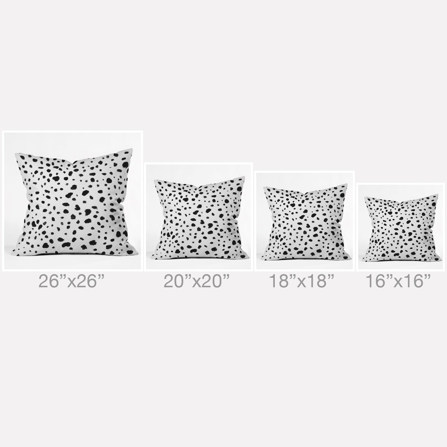 Rebecca Allen Miss Monroes Dalmatian Outdoor Throw Pillow