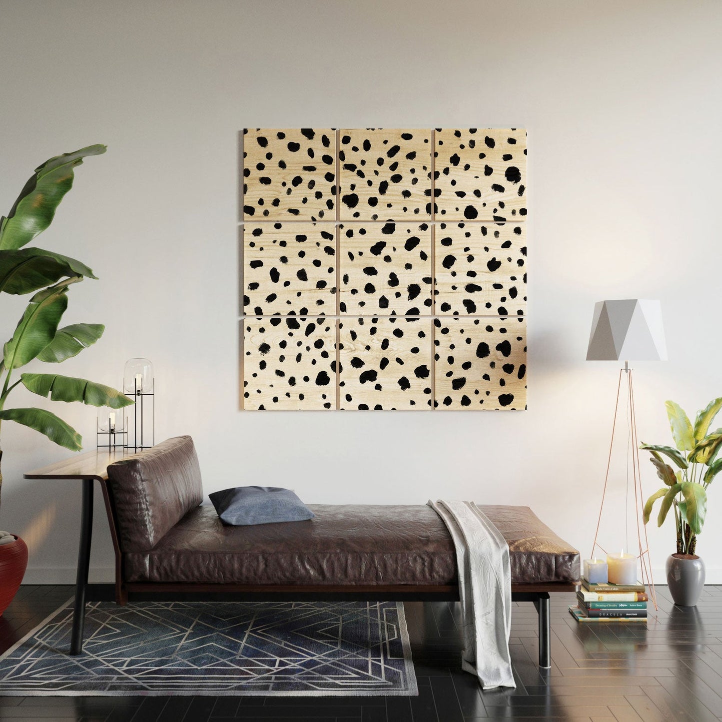 Rebecca Allen Miss Monroes Dalmatian Wood Wall Mural