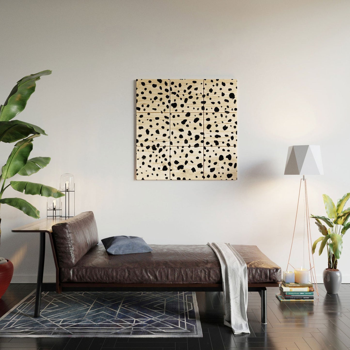 Rebecca Allen Miss Monroes Dalmatian Wood Wall Mural