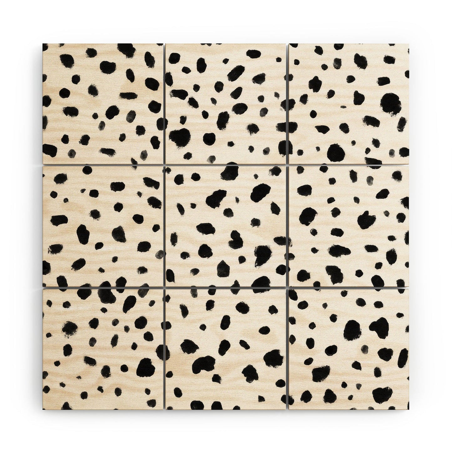 Rebecca Allen Miss Monroes Dalmatian Wood Wall Mural