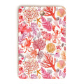 Ninola Design Botanic Retreat Coral Reef Crab Lobster Red Cutting Board Rectangle