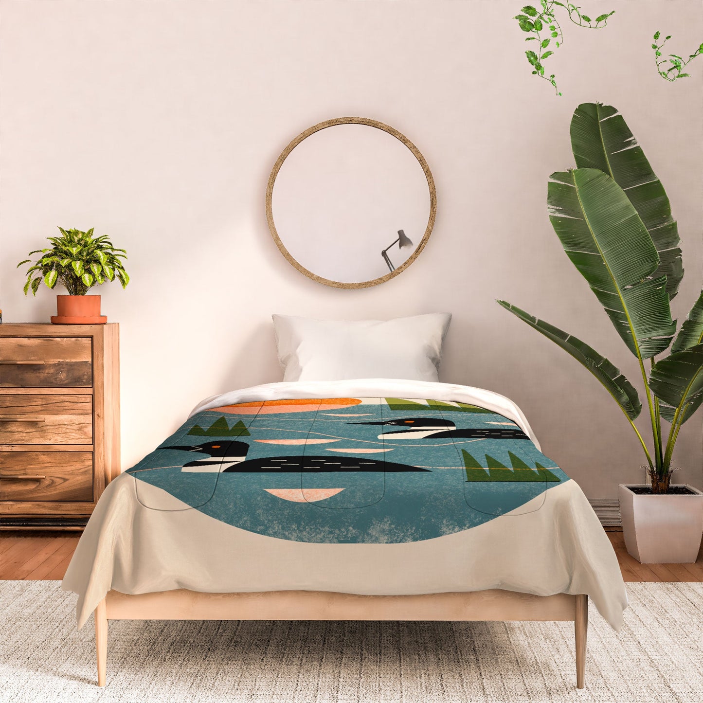Renea L Thull Loon Lake Comforter