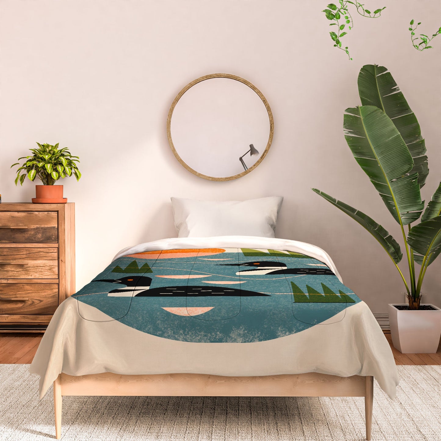 Renea L Thull Loon Lake Comforter