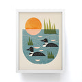 Renea L Thull Loon Lake Framed Mini Art Print