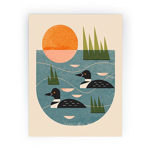 Renea L Thull Loon Lake Mini Art Print