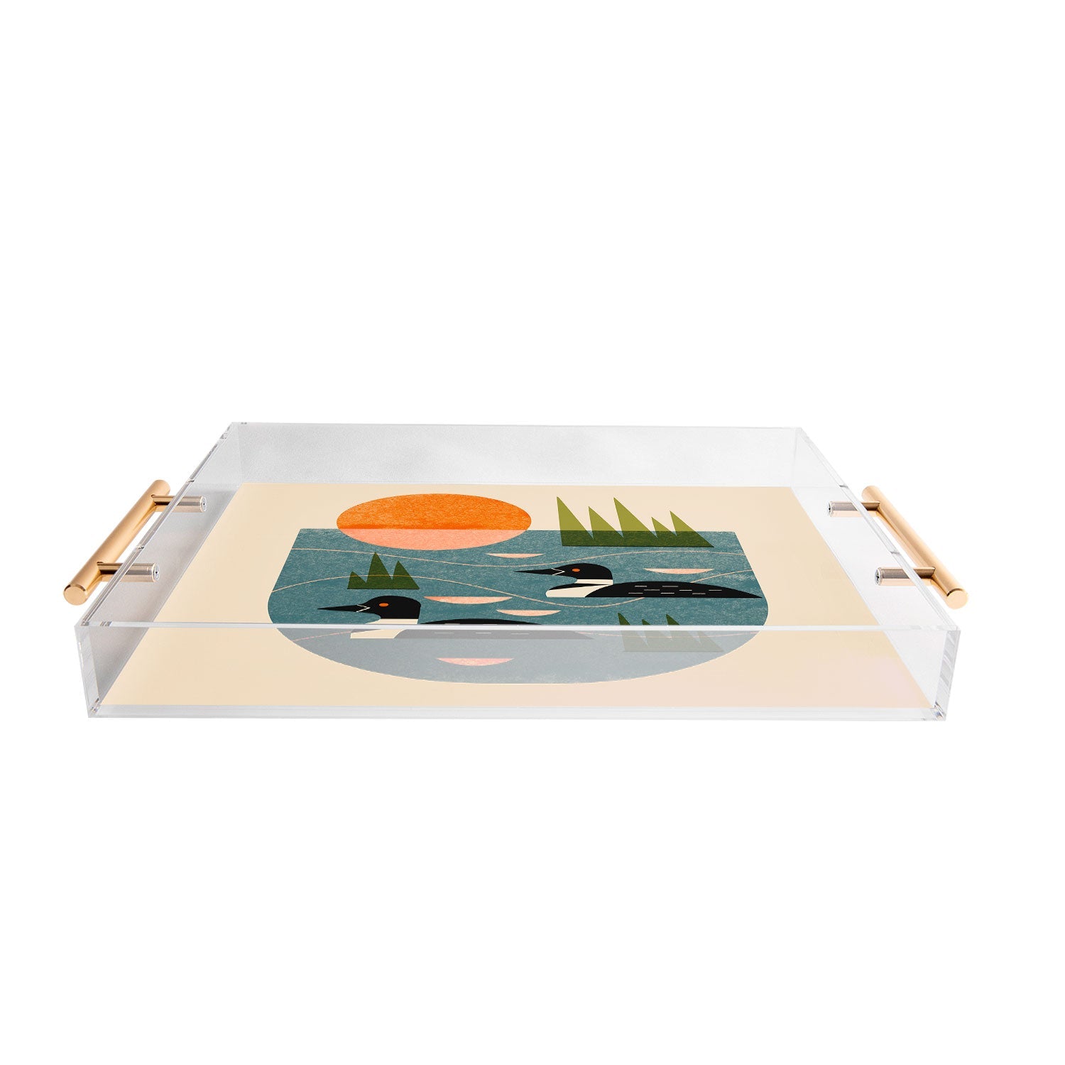 Renea L Thull Loon Lake Acrylic Tray