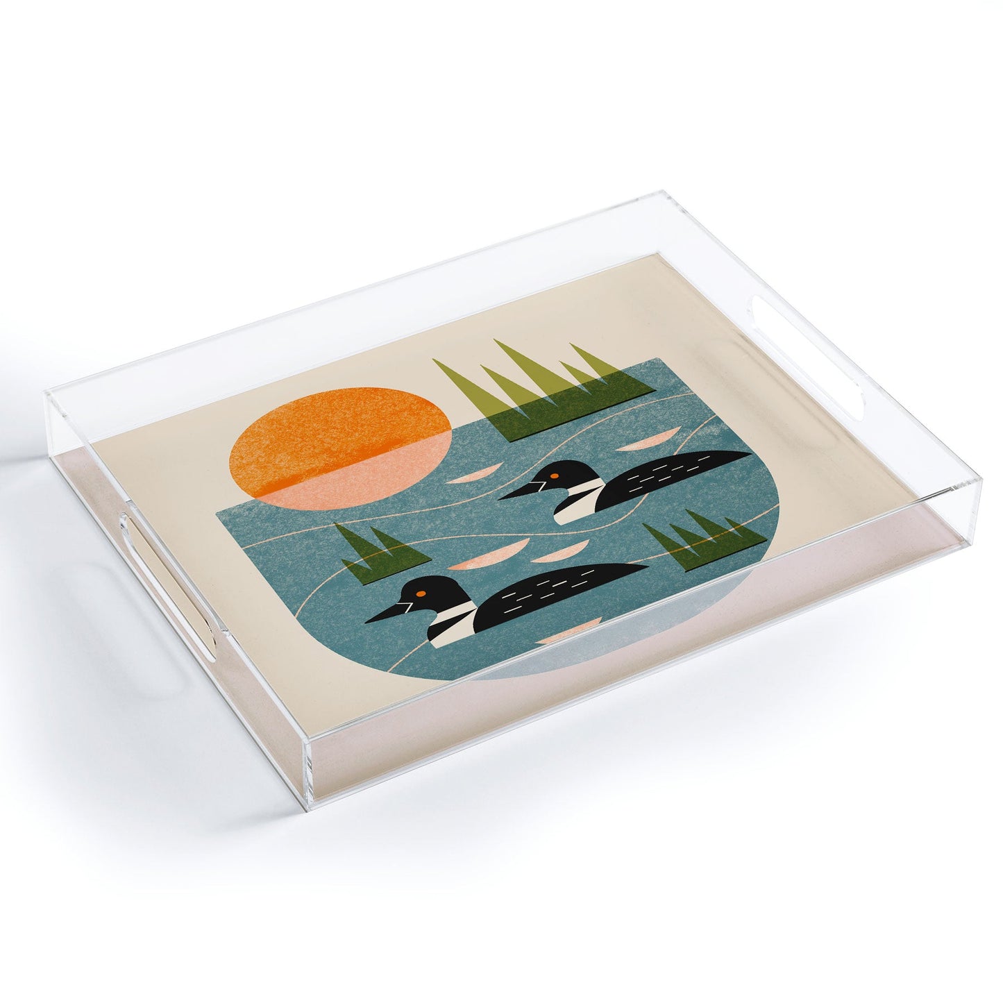 Renea L Thull Loon Lake Acrylic Tray