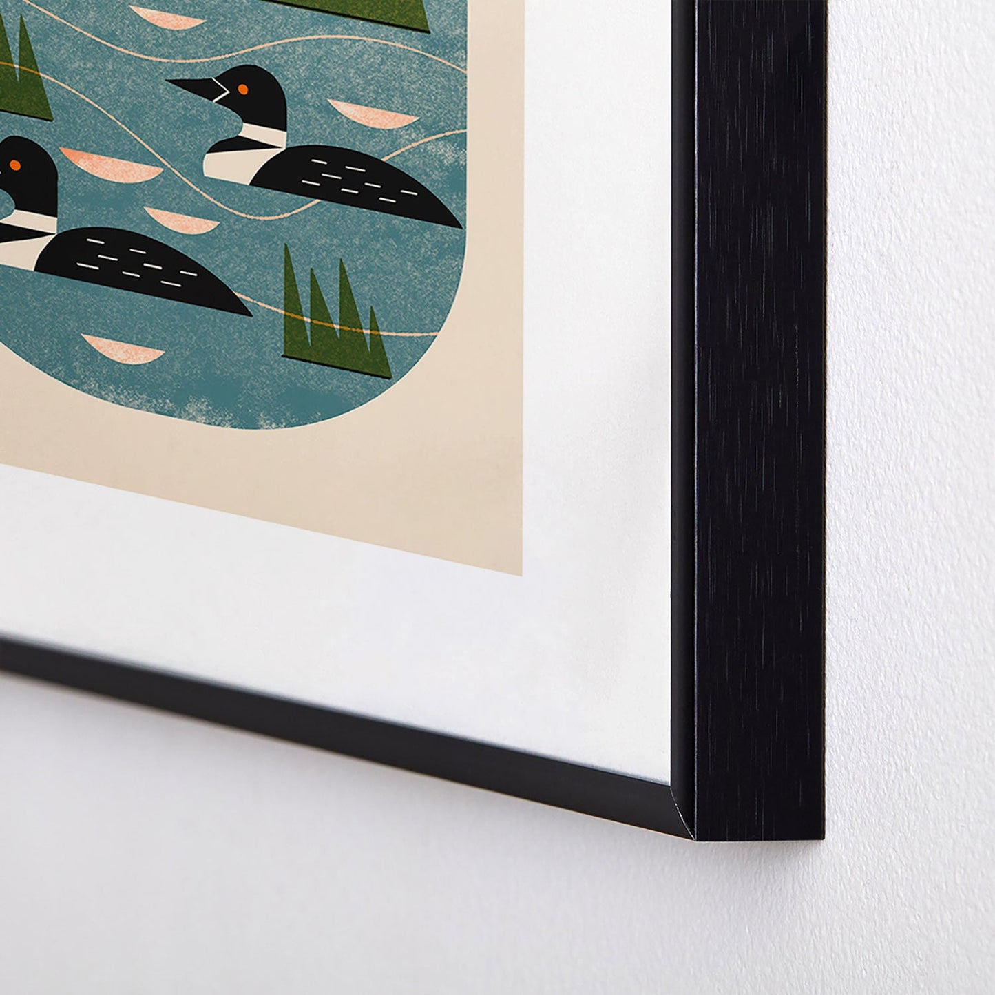 Renea L Thull Loon Lake Metal Framed Art Print