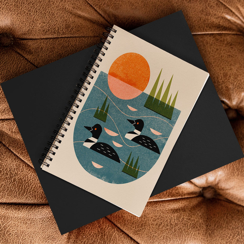 Renea L Thull Loon Lake Spiral Notebook