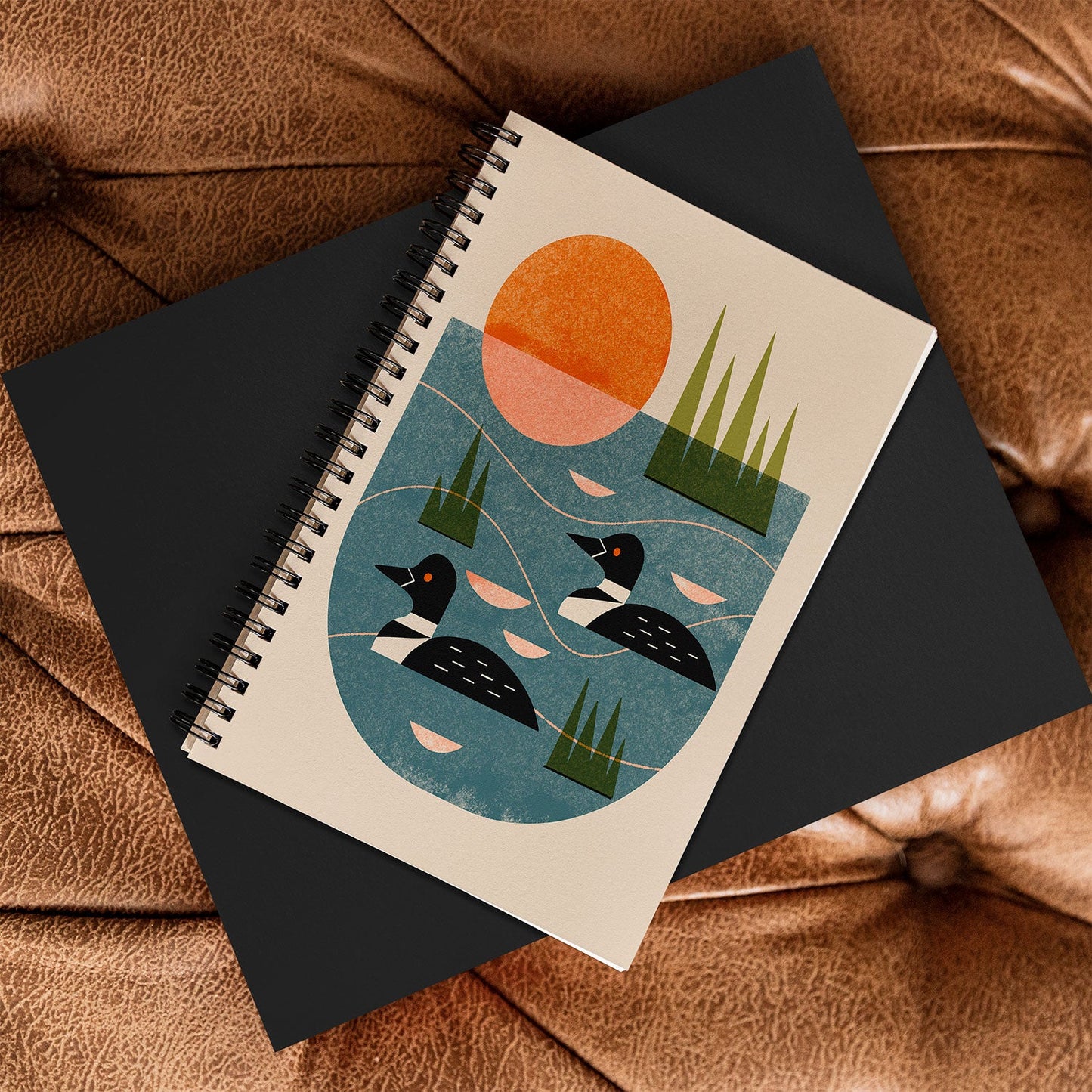 Renea L Thull Loon Lake Spiral Notebook
