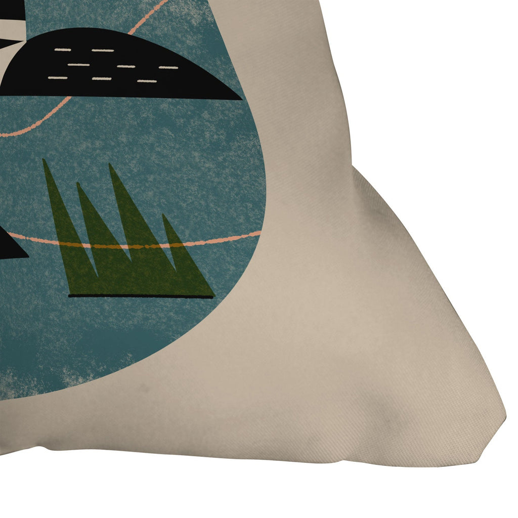 Renea L Thull Loon Lake Throw Pillow