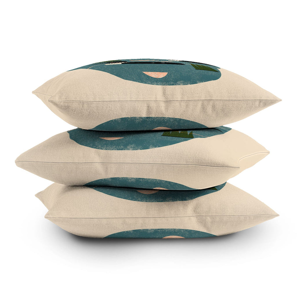 Renea L Thull Loon Lake Throw Pillow