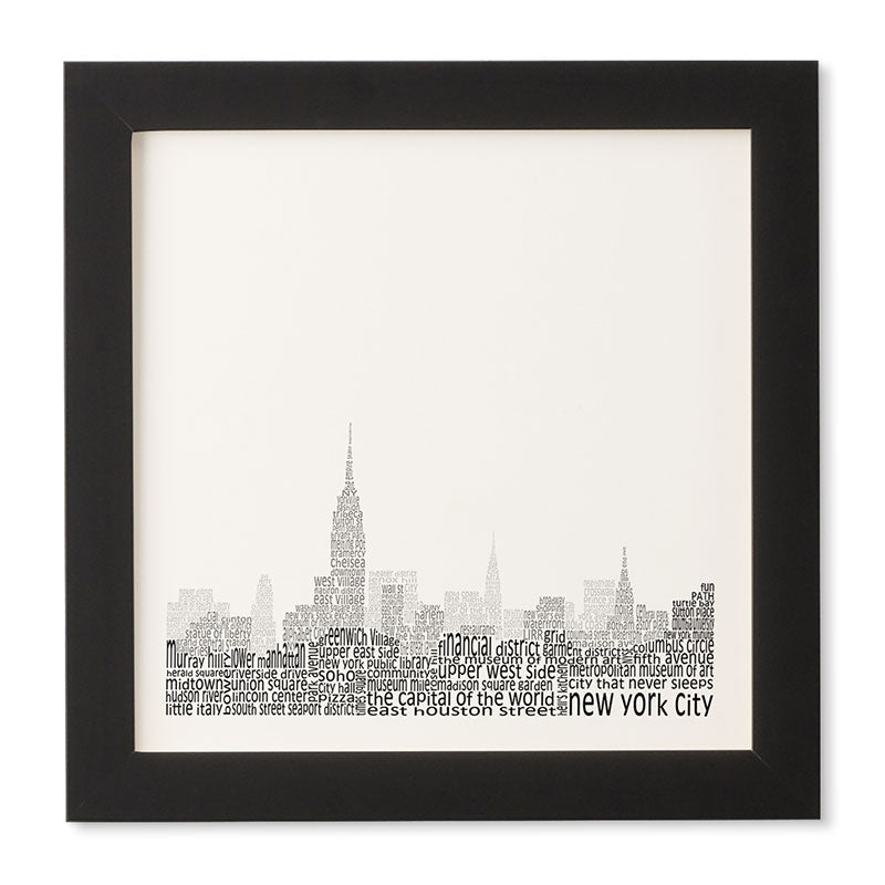 Restudio Designs New York Skyline 1 Framed Wall Art