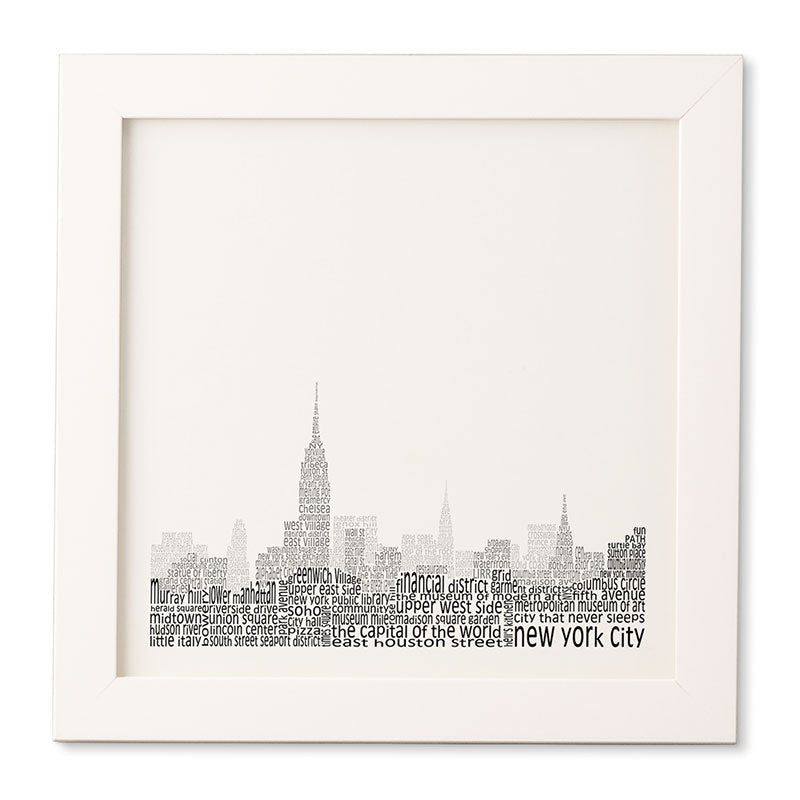Restudio Designs New York Skyline 1 Framed Wall Art