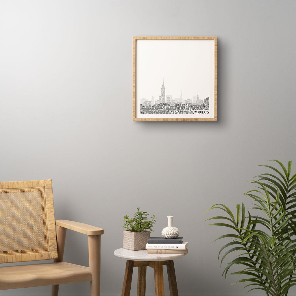 Restudio Designs New York Skyline 1 Framed Wall Art
