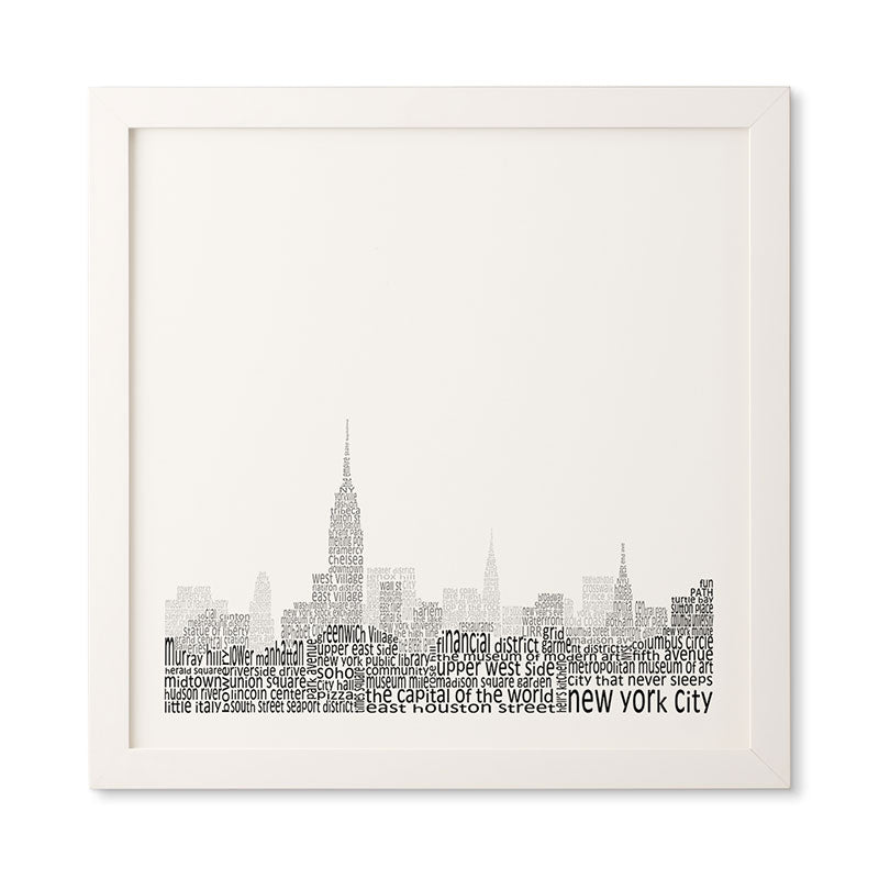 Restudio Designs New York Skyline 1 Framed Wall Art