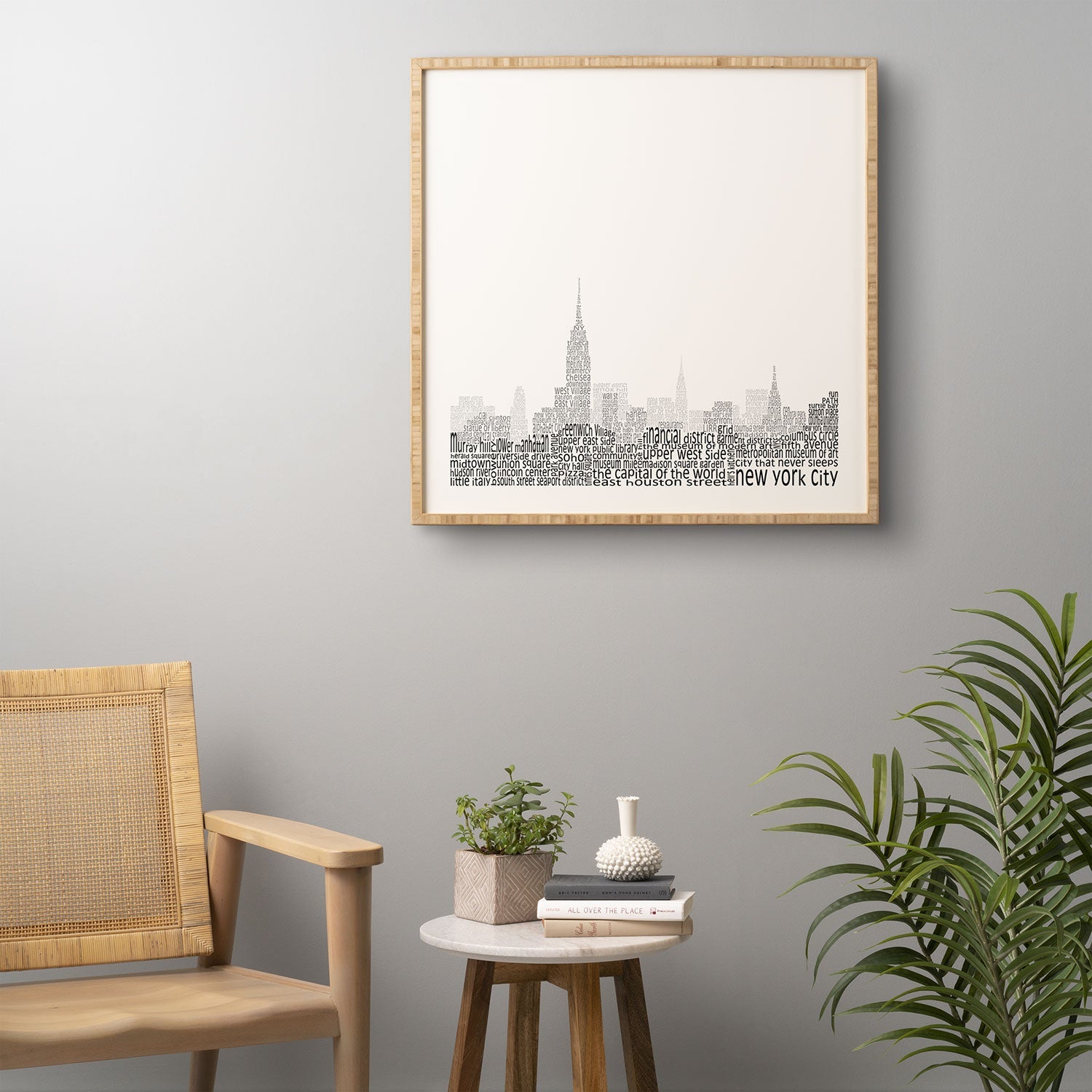 Restudio Designs New York Skyline 1 Framed Wall Art