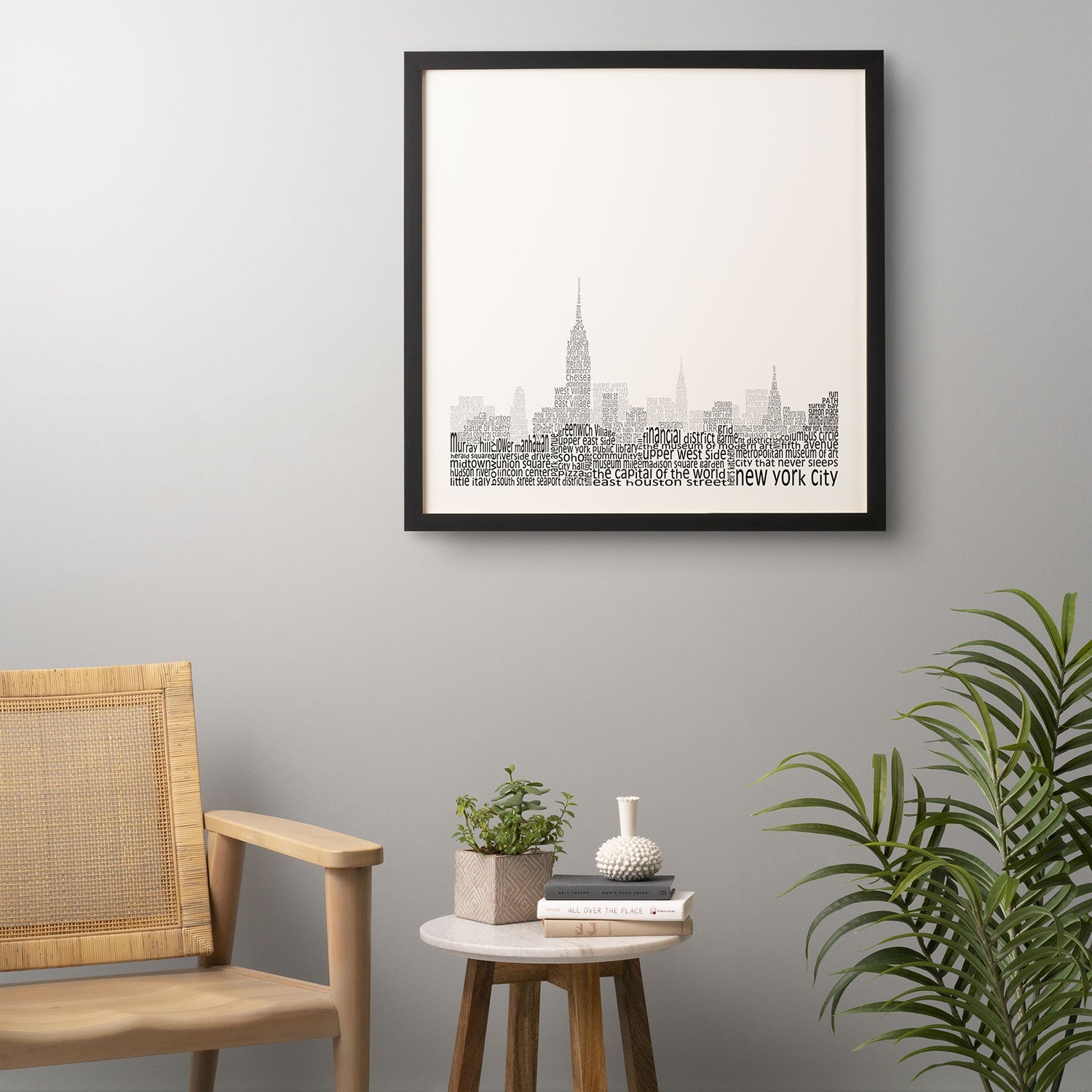 Restudio Designs New York Skyline 1 Framed Wall Art