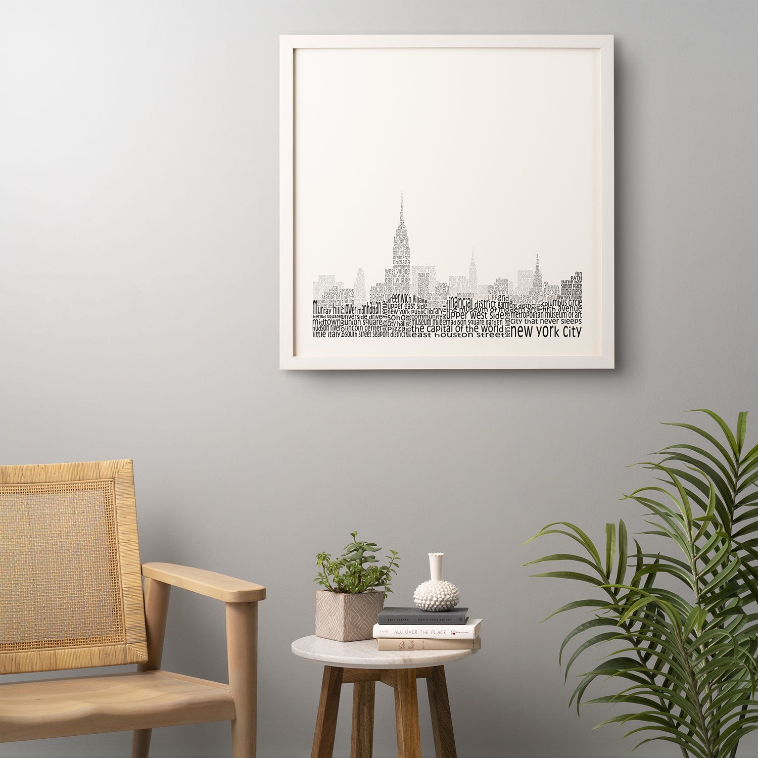 Restudio Designs New York Skyline 1 Framed Wall Art