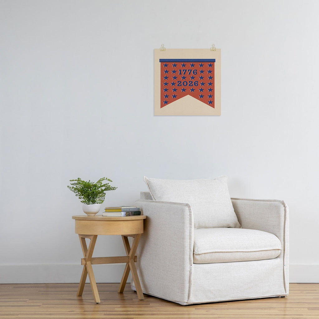DENY Designs Star Banner Art Print