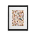 Ninola Design Botanic Retreat Floral Oleander Whimsical Soft Pink Framed Art Print