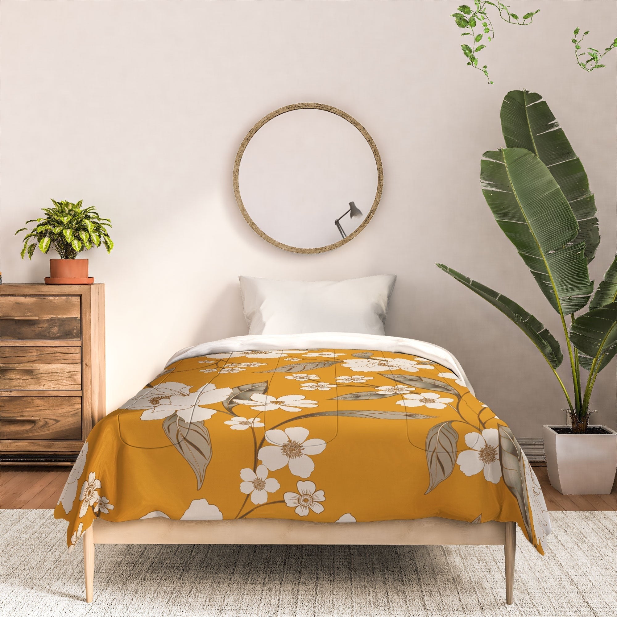 Gabriela Fuente Roberta Sunflower Comforter