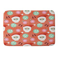 Design by Spark Sporty Volleyball Santa Memory Foam Bath Mat