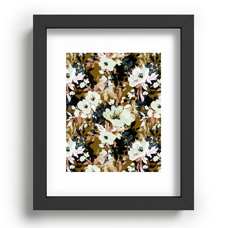 Marta Barragan Camarasa Romantic Floral Fusion Recessed Framing Rectangle