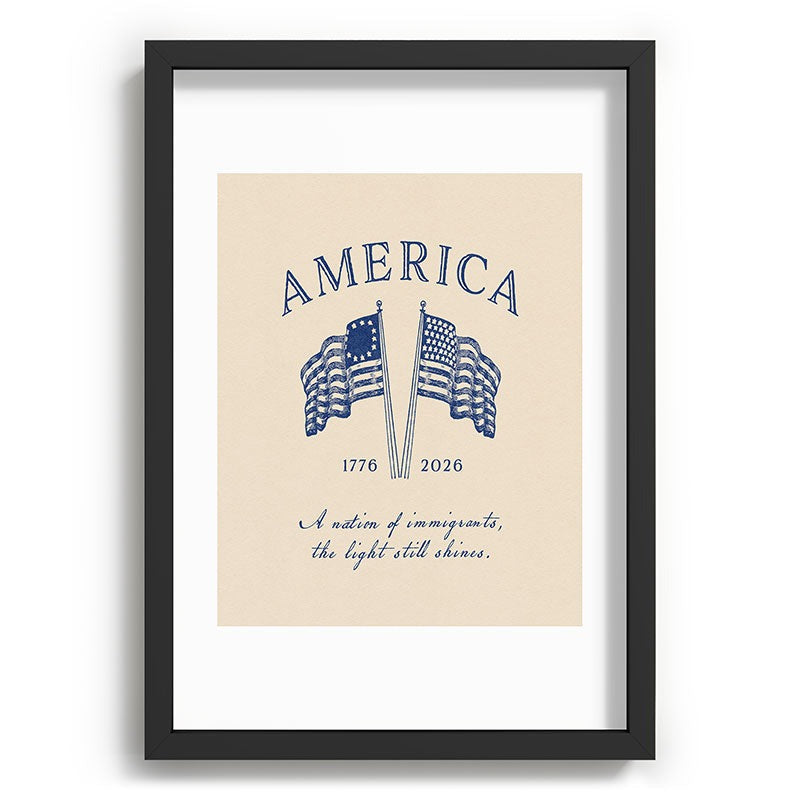 DENY Designs America250 Recessed Framing Rectangle