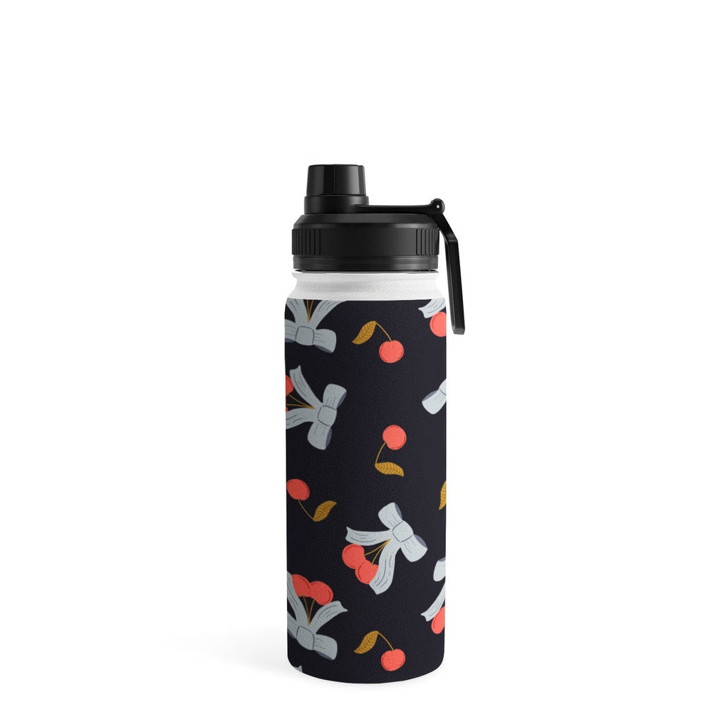 Jennifer Labre Cherries and Bows Water Bottle