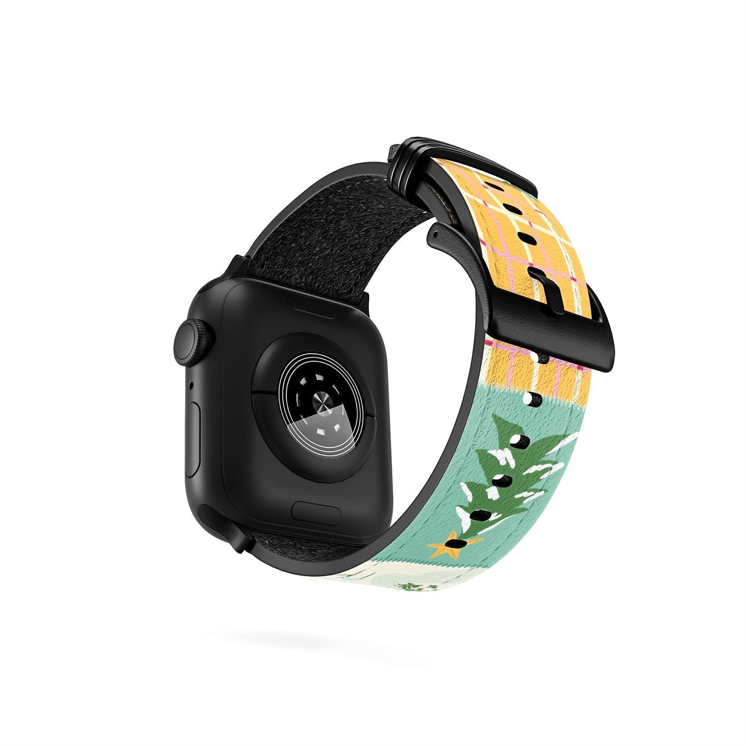 LouBruzzoni Cozy Christmas Patchwork Apple Watch Band