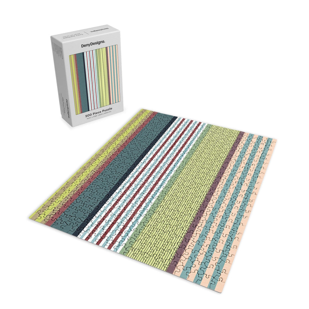 Marta Barragan Camarasa Colorful Stripe Delight Puzzle