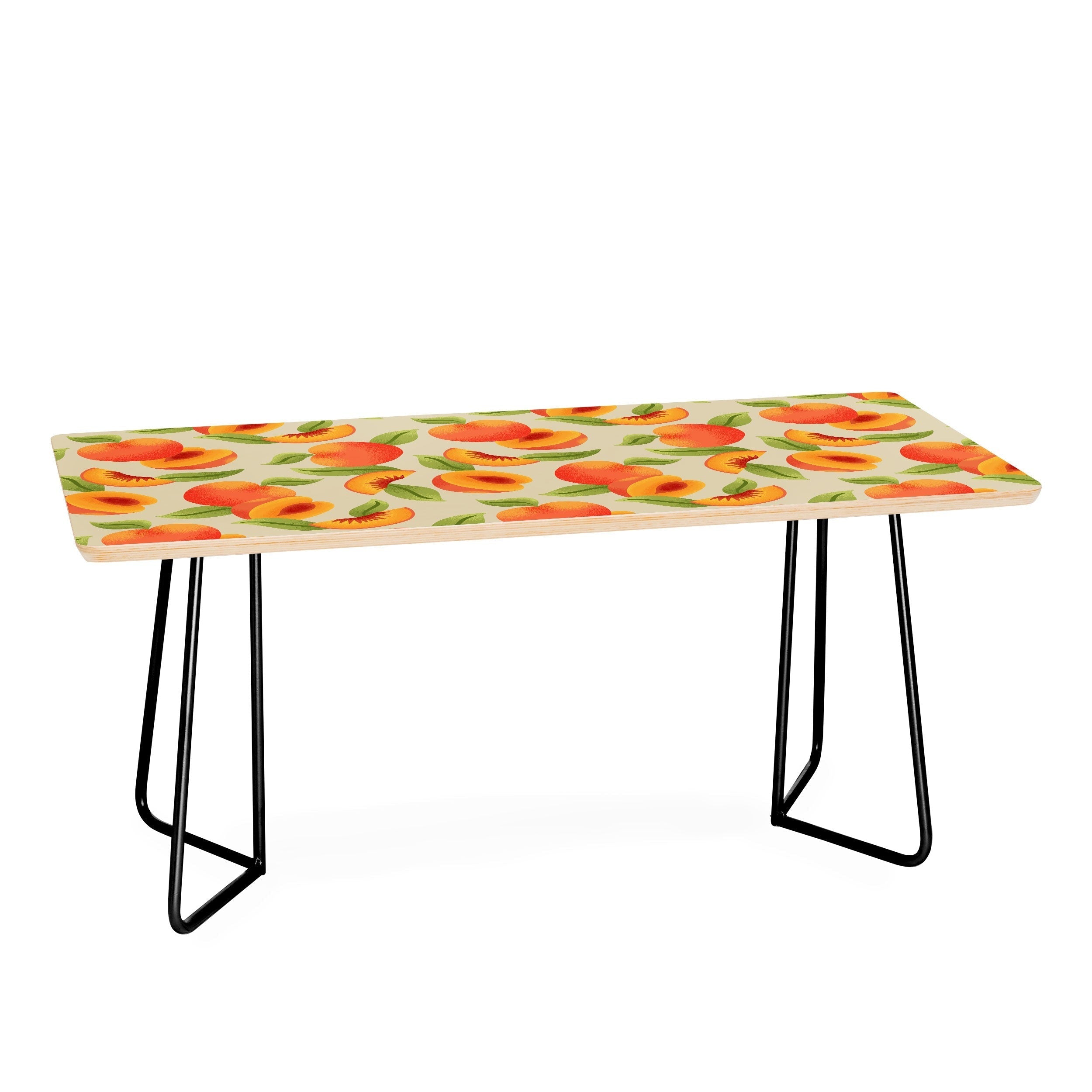 Jessica Molina Peach Pattern Coffee Table