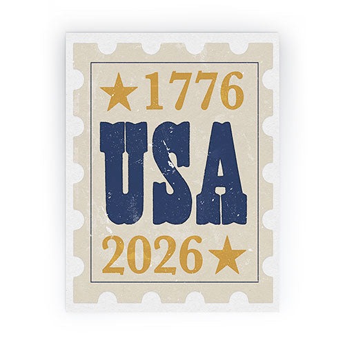 DENY Designs USA Stamp Mini Art Print