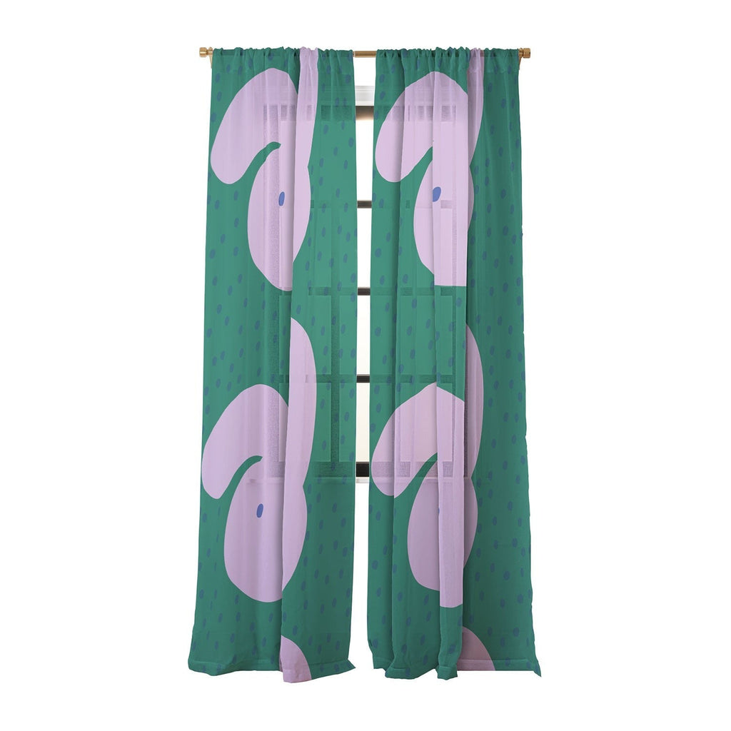 Camilla Foss Pebbles and Rabbit Sheer Non Repeat