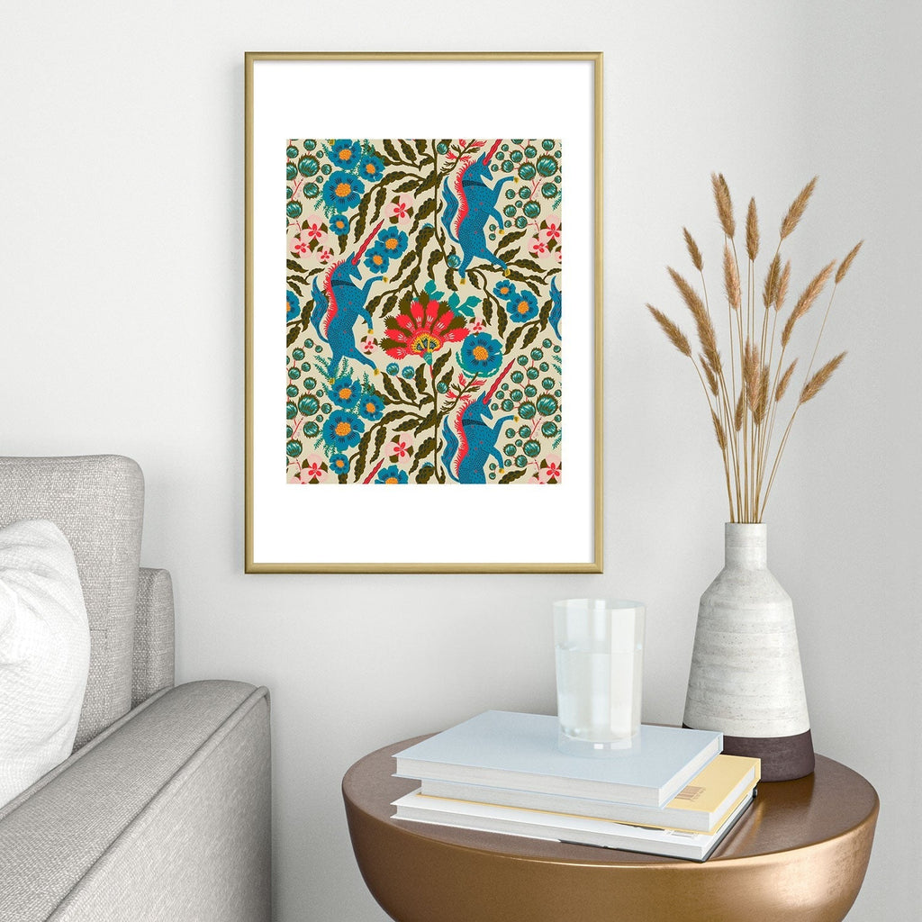 Holli Zollinger JOONIE LUNA UNI Metal Framed Art Print