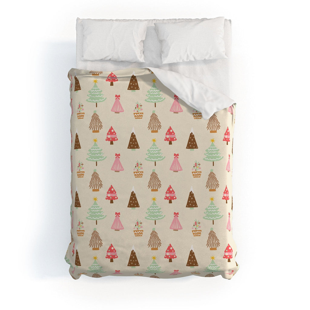 Design by Spark Christmas Tree Delight Duvet Cover