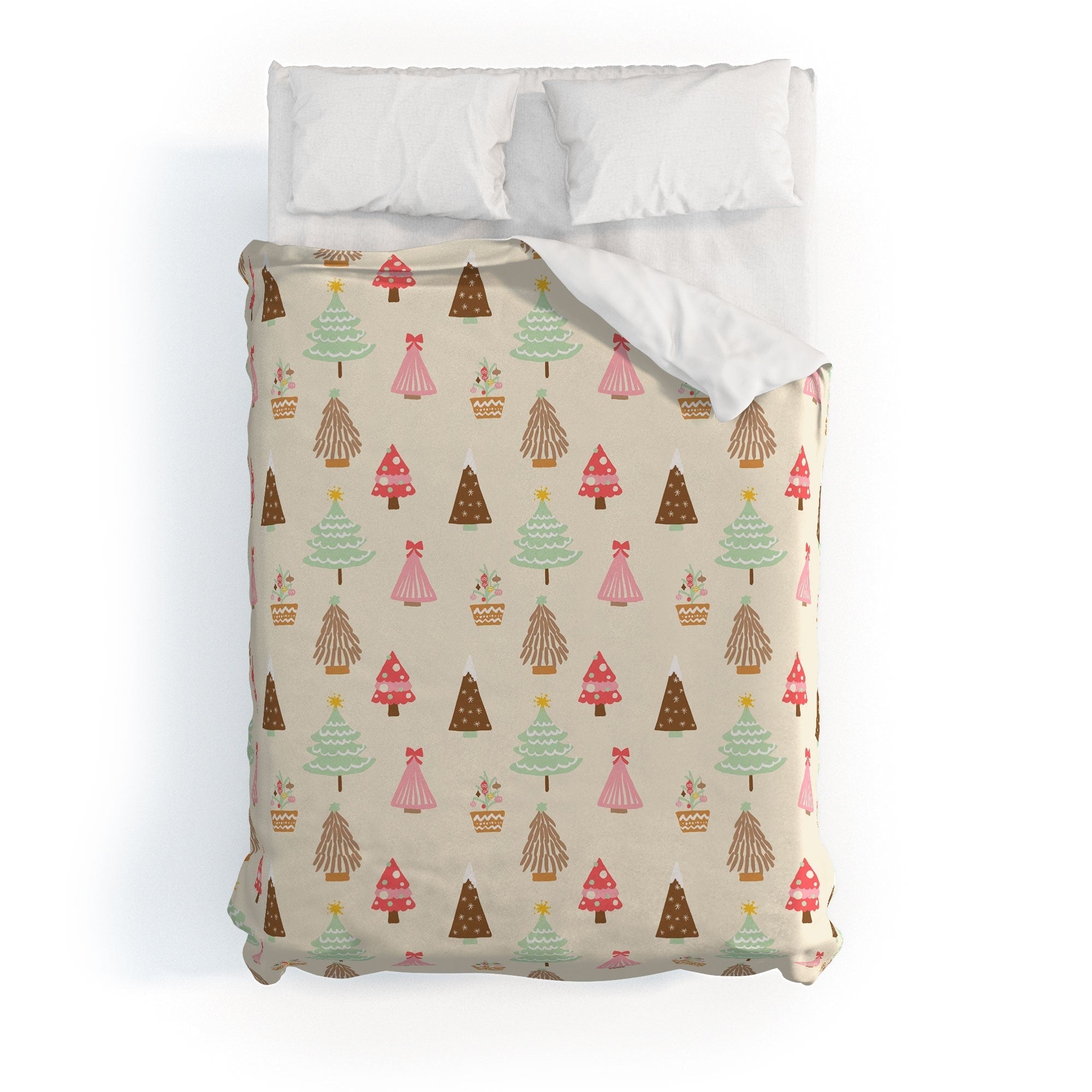 Design by Spark Christmas Tree Delight Duvet Cover