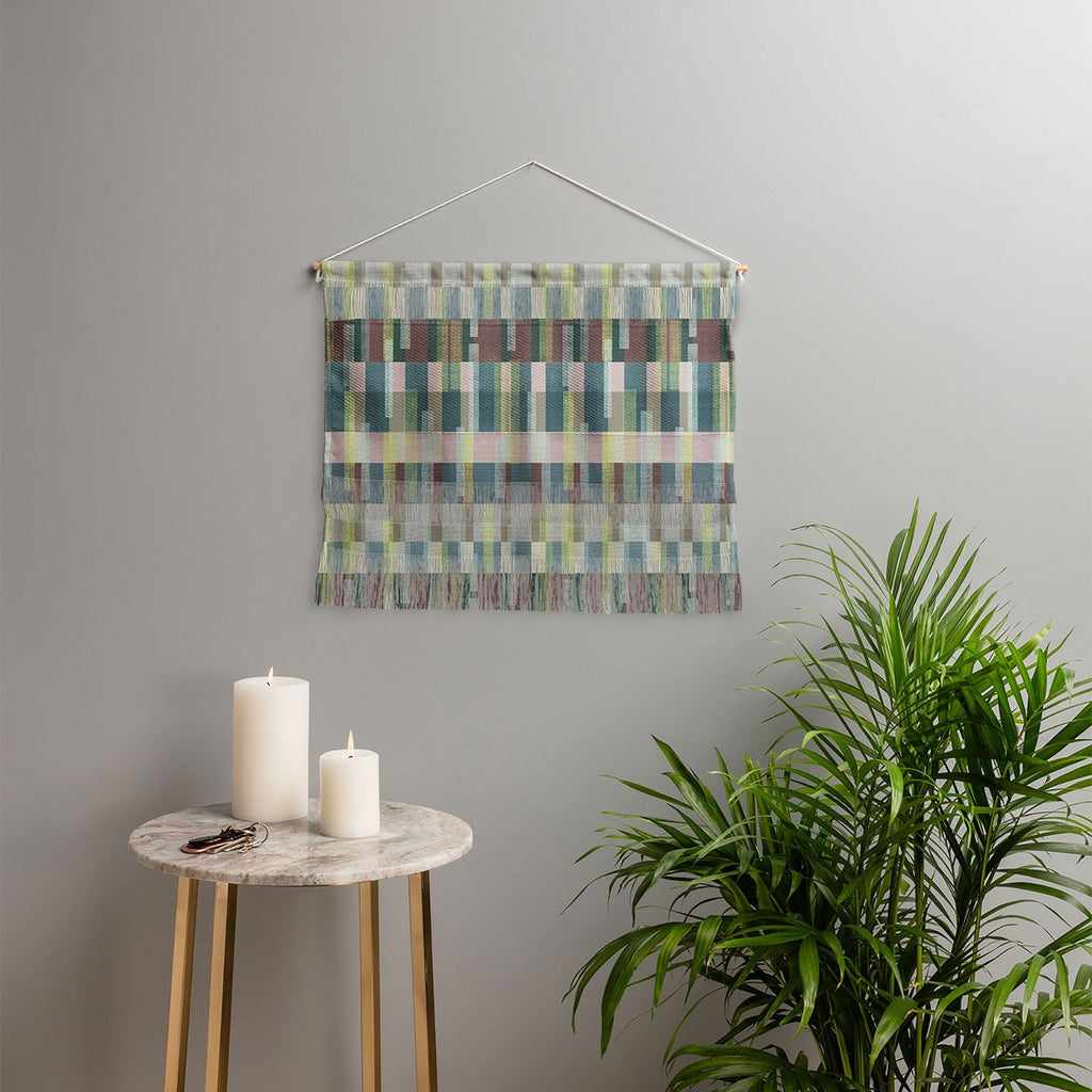 Marta Barragan Camarasa Dynamic Linear Blocks Wall Hanging Landscape