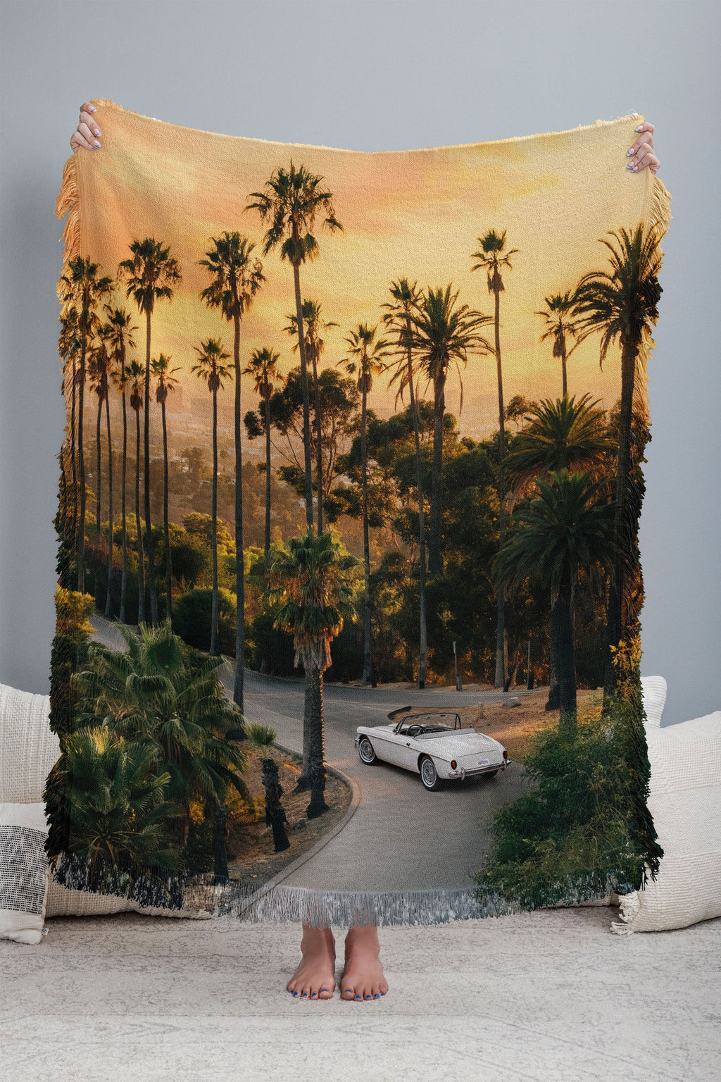 Gal Design Sunset Blvd Throw Blanket