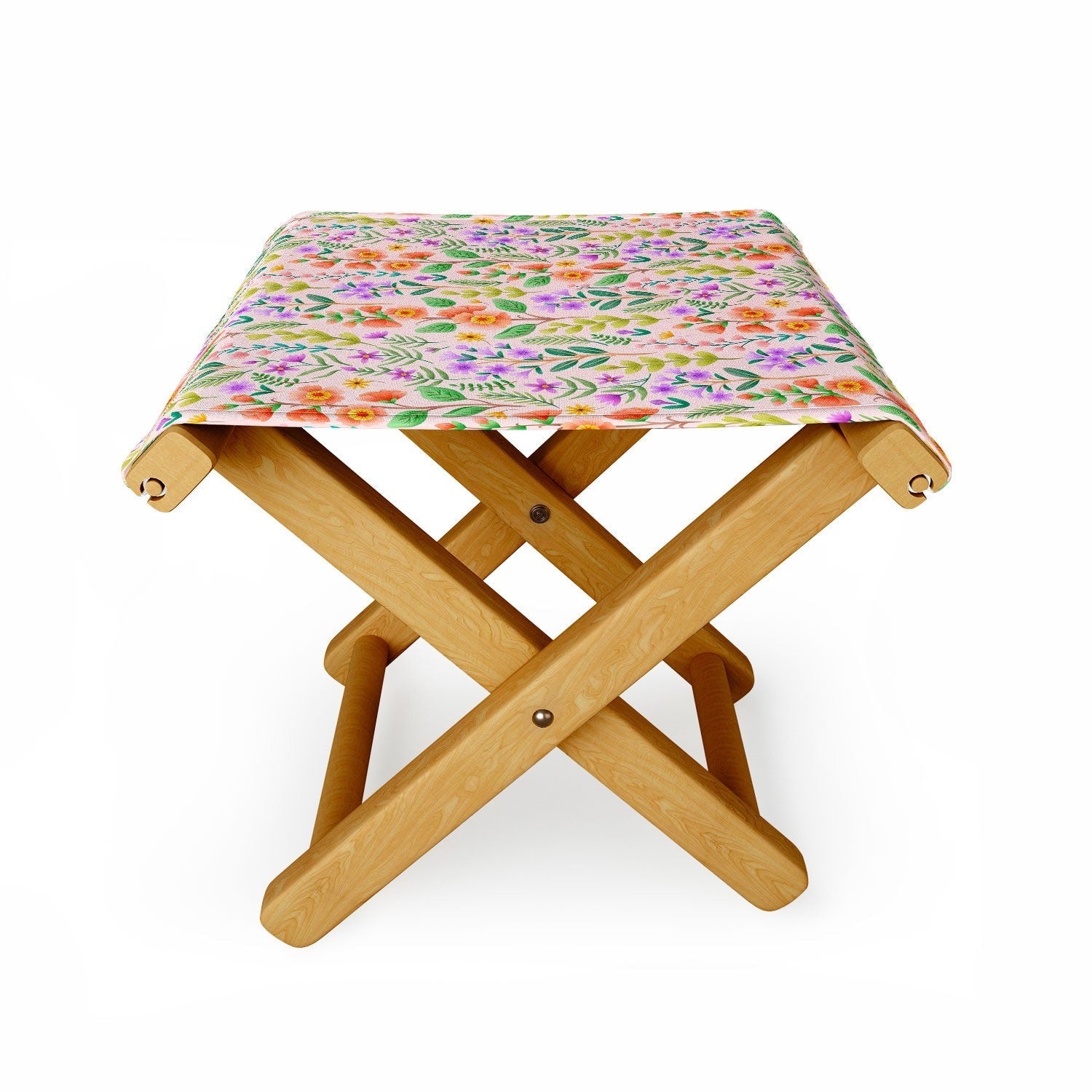 Pimlada Phuapradit Ditsy Spring Floral Folding Stool