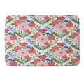 Design by Spark Wild Bloom Flowers Memory Foam Bath Mat
