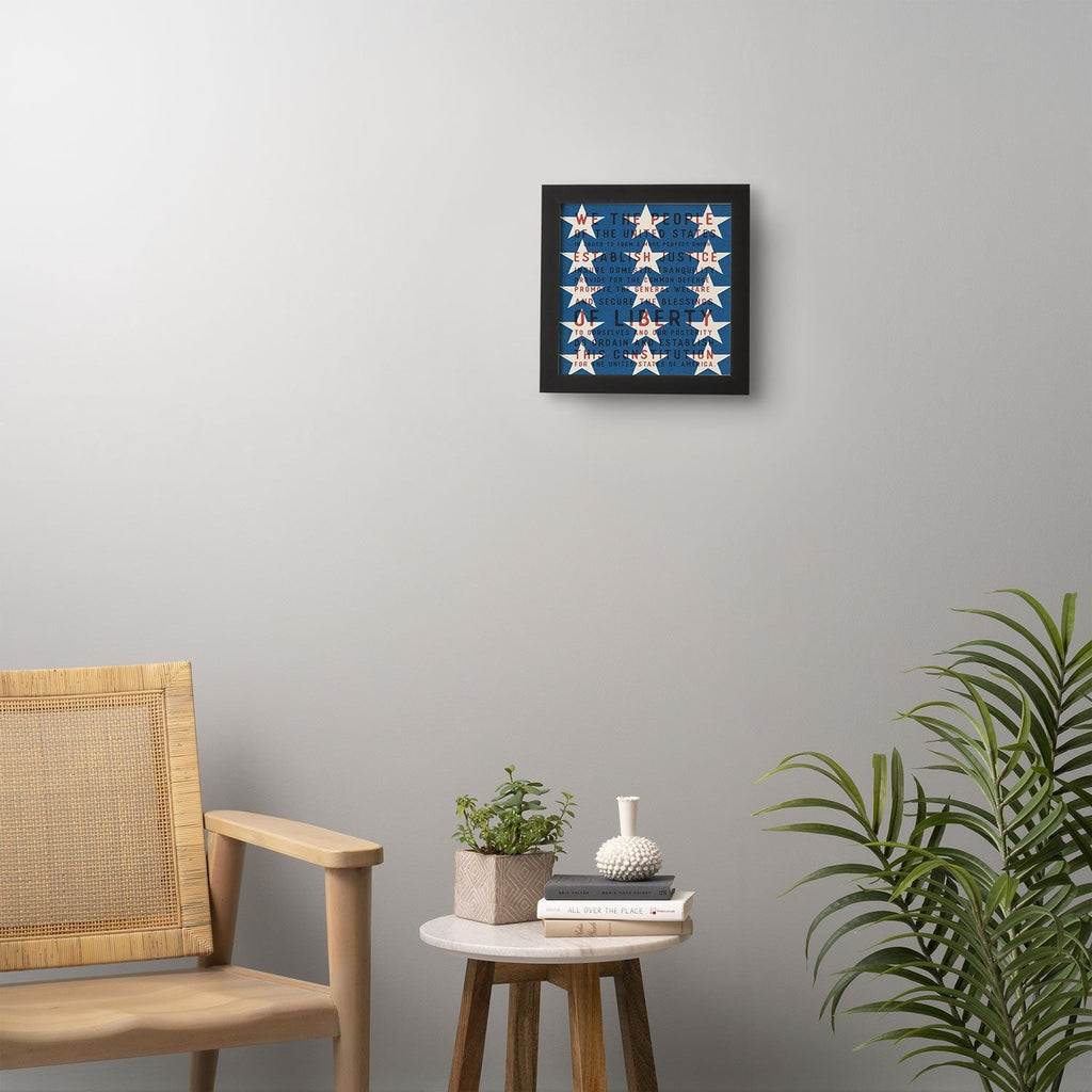 DENY Designs Starred Preamble Framed Wall Art