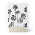 Gal Design Black And White Palms Mini Art Print